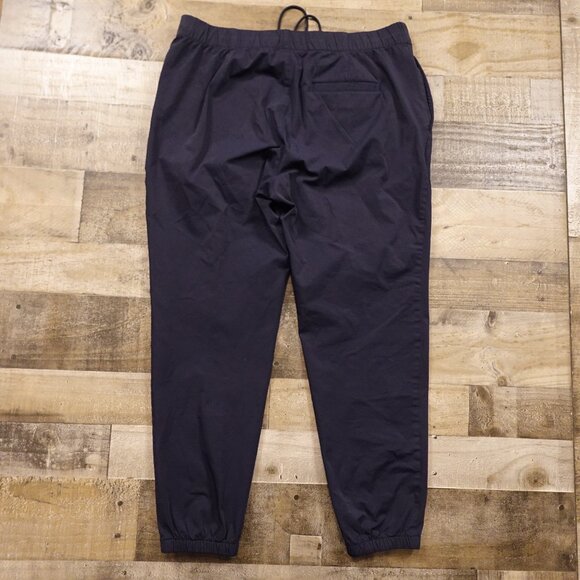 Express Jogger Pants Men’s Large Navy Blue Tapered Stretch Athleisure - Picture 9 of 12